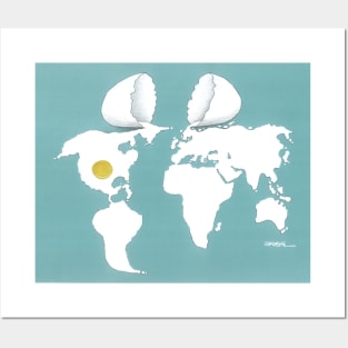 World and Egg Posters and Art